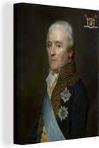 Portrait d'Adriaen Pieter Twent - Peinture de Willem Bartel van der Kooi Toile 60x80 cm - Tirage photo sur toile (Décoration murale salon / chambre)