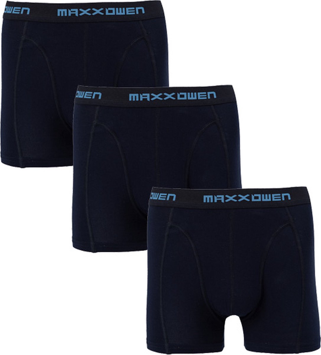 Bamboo Boxershort- Bamboo Onderbroeken - Maxx Owen - Super zacht - Antibacterieel - Perfect draagcomfort - 95% Bamboo - 3 stuks - Marine - M