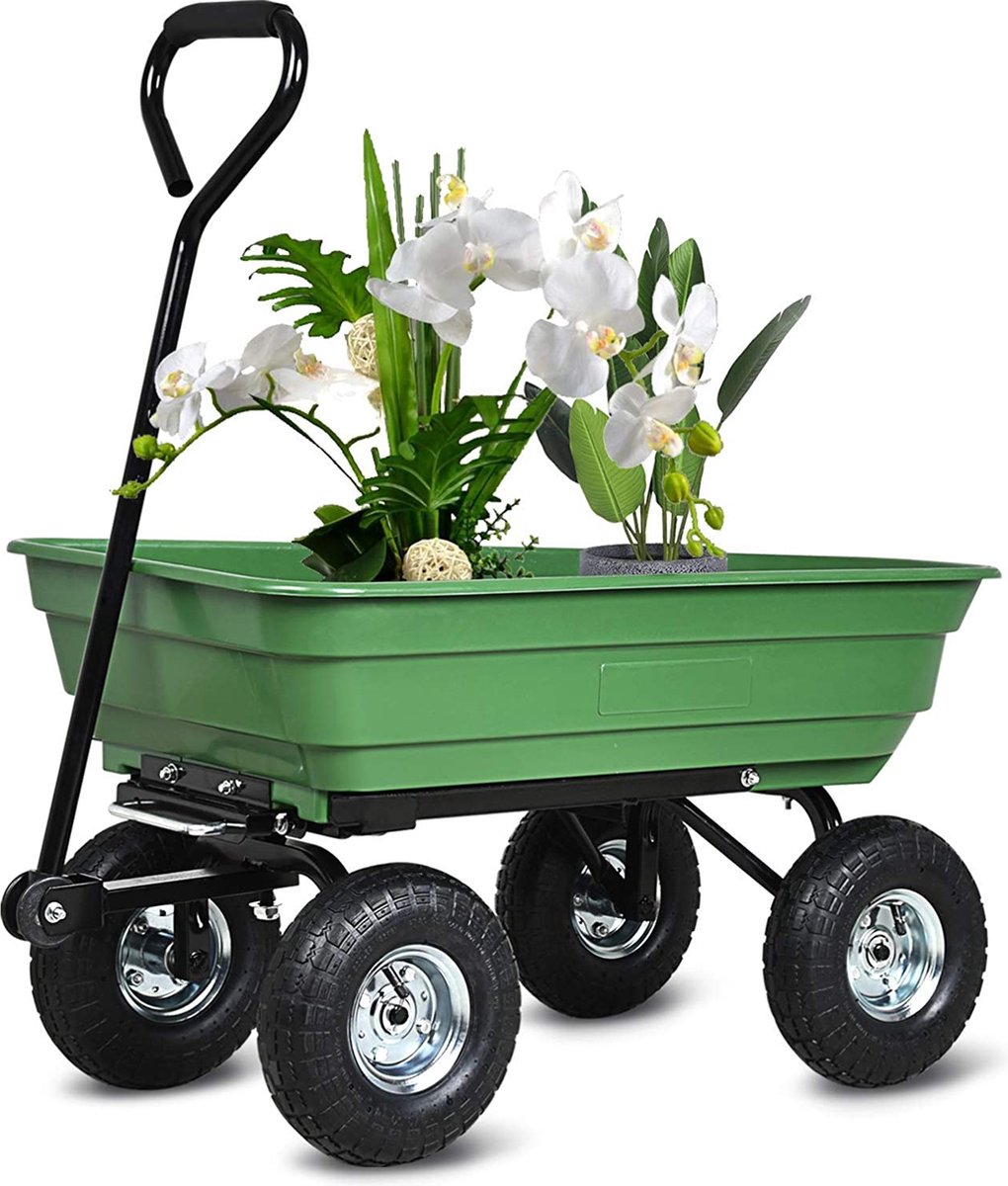 ELEM GARDEN TECHNIC Chariot de jardin en plastique 93x50,5x51 cm 