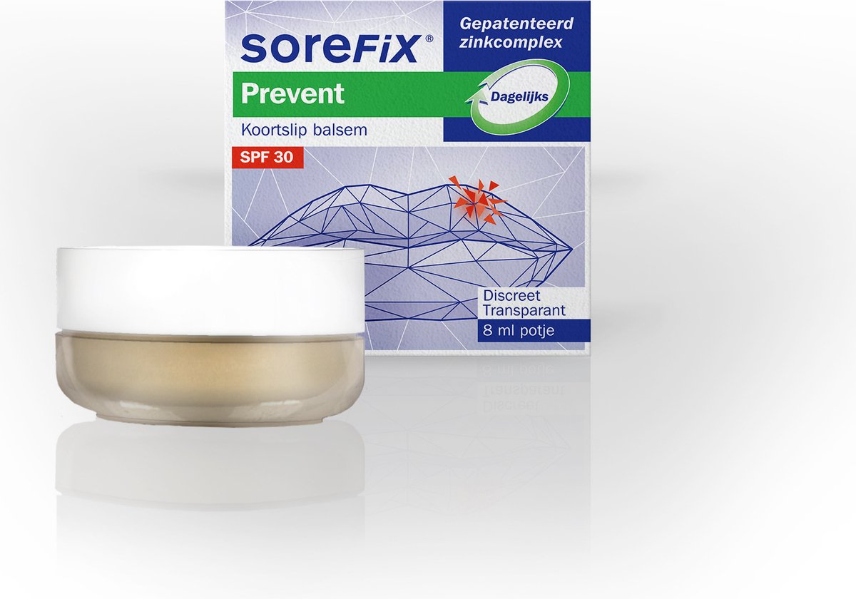 Goedkoopste SoreFix Prevent voordeelpakket - 3 x Prevent koortslip balsem a 8ml - prijs inclusief verzendkosten