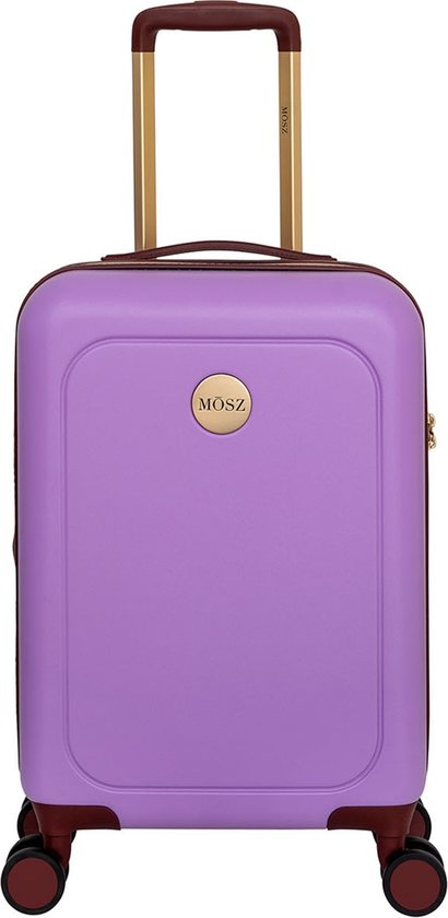 MŌSZ Handbagage harde koffer / Trolley / Reiskoffer - Lauren - 55 cm - Paars