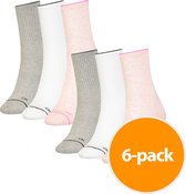 Calvin Klein Sokken Dames Pink Combo 6-Pack