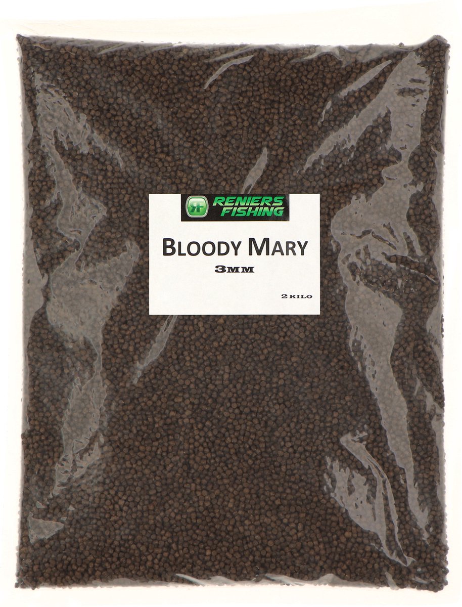 Reniers Fishing Bloody Mary Pellets 2kilo - Maat : 3mm