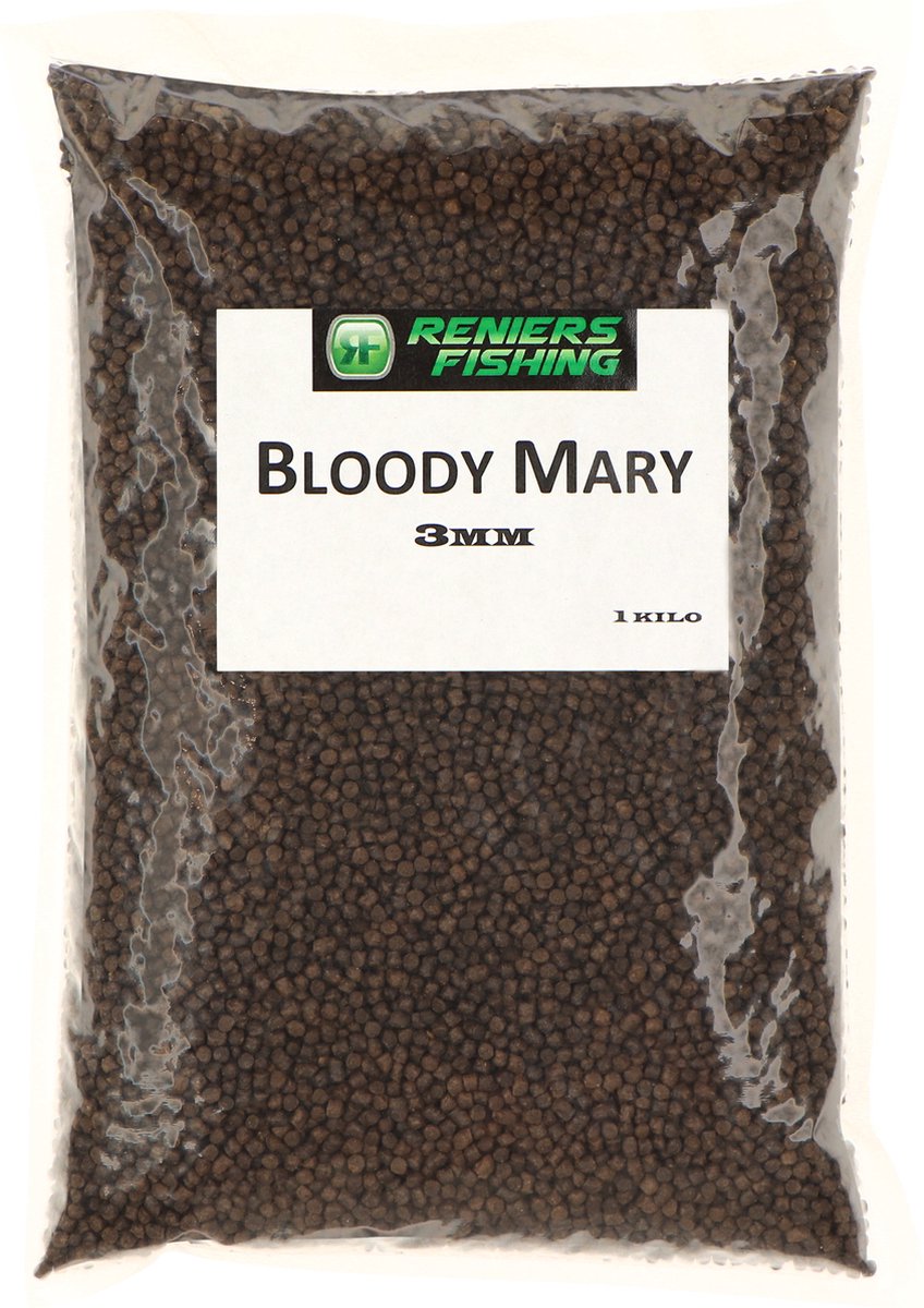 Reniers Fishing Bloody Mary Pellets 1kilo - Maat : 3mm