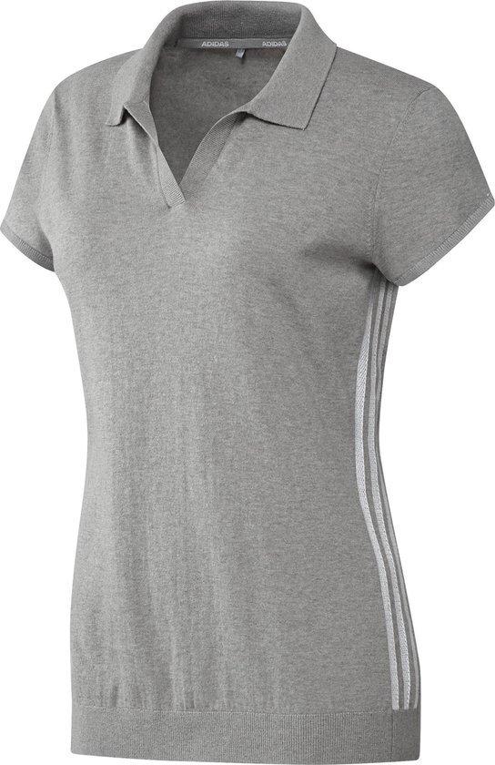 Adidas Golfpolo Ss Performance Dames Grijs Maat Xs | bol.com