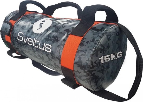 Wall Ball Sveltus 6kg - Camouflage, Coutures Renforcées - Pour CrossFit, Renforcement Musculaire Et Endurance