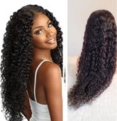 Braziliaanse Remy pruik 26 inch - real human hair13x4 lace front wig- d - Braziliaanse Pre Geplukt Dames pruiken - echte haar - 13 x 4 lace front wig