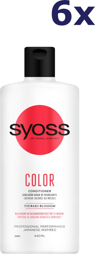 6x Syoss Conditioner - Color 440 ml