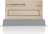 Sink Splash Guard - Premium Silicone Splash Guard voor keuken, badkamer en eilandgootsteen - Made in Korea - (19.2L x 3.1H x 1.9W Inch) - Lichtgrijs