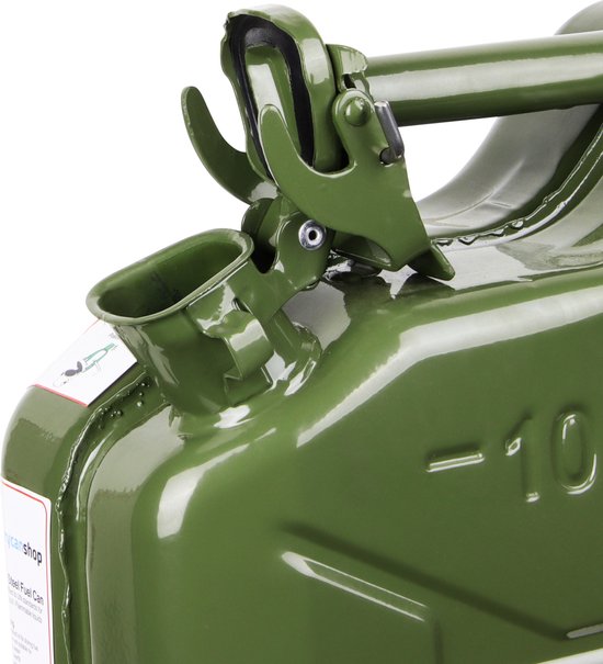 Heavy Duty Benzinekan – 5,3 gallon / 20 liter tank, 2 stuks groen Heavy Duty Benzinekan – 5,3 gallon / 20 liter tank, 2 stuks groen