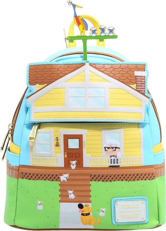 Loungefly: Pixar - Up - House Kevin Wind Turbines Mini Backpack