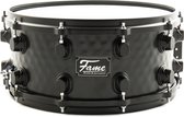 Fame FSS-65 Hammered Black Steel Snare 14"x6,5" - Snare drum