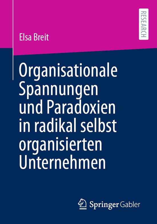 Organisationale Spannungen und Paradoxien in radikal selbst  ... - cover