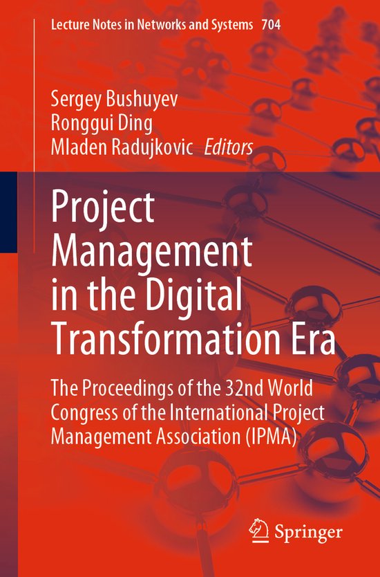 Lecture Notes in Networks and Systems704- Project Management ... - cover