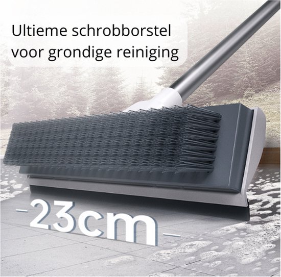 Tegelborstel | 9 In 1 Tegelschrobber - Antislip Lange Steel Voor
