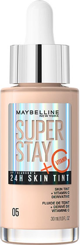 Maybelline New York Superstay 24H Skin Tint Bright Skin-Like Coverage – foundation – 05