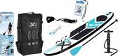 Bol.com XQ Max Sup Board met GRATIS Waterproof telefoonhoesje - 320cm - Tot 150kg - Blauw - Complete set aanbieding