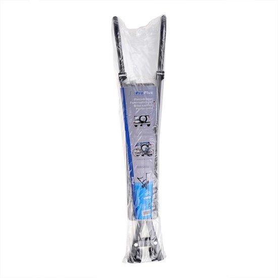 ProPlus Fietsendrager Klick Fast II - Trekhaak - Kentekenplaathouder - Inklapbaar - 2 Fietsen - 30 kg - Zwart