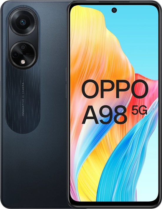 OPPO A98 5G 17,1 cm (6.72) Double SIM Android 13 USB Type-C 8 Go 256 Go  5000 mAh Bleu : : Electrónica