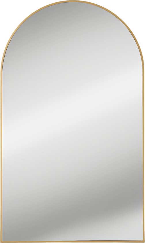 Moodliving Grand Miroir Plein Pied Ovale Goud - Métal - Miroir - Miroir  Suspendu -... | bol.com