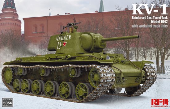 1:35 Rye Field Model 5056 KV-1 Reinforced Cast Turret mod.1942 w ...