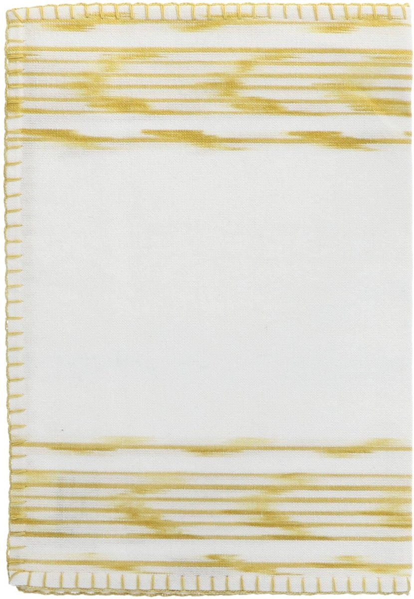 Teixits Vicens - Placemat gestikte rand Amarillo Oro motief 235 47x36cm - Placemats