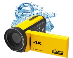 Aquapix WDV5630 Yellow - 5m Waterproof 4K camcorder