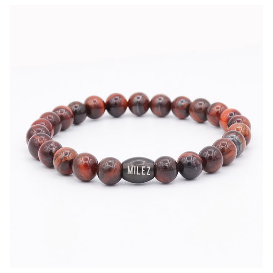 BOSS Jewelry armband für Herren Kollektion SPHERE STONES Mit Steinen aus Tigerauge