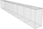 vidaXL - Schanskorfmuur - met - deksel - 600x50x100 - cm - gegalvaniseerd - staal