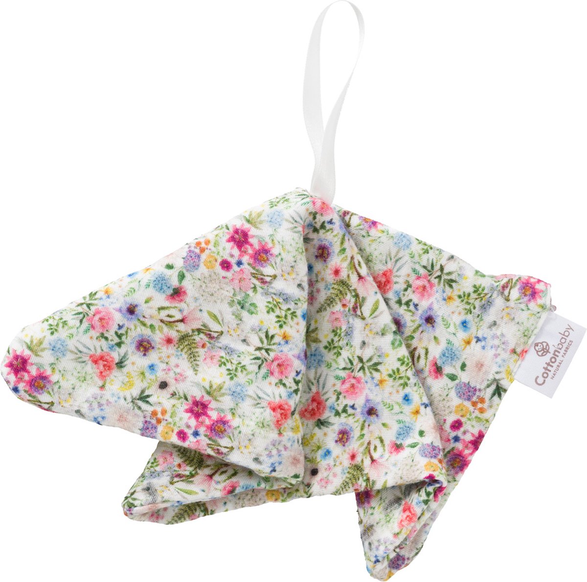 Goedkoopste Cottonbaby speendoekje - Cottonsoft - flowerpower