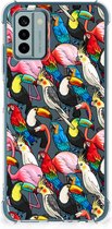 Anti-shock Hoesje met foto Nokia G22 Telefoon Hoesje met doorzichtige rand Birds