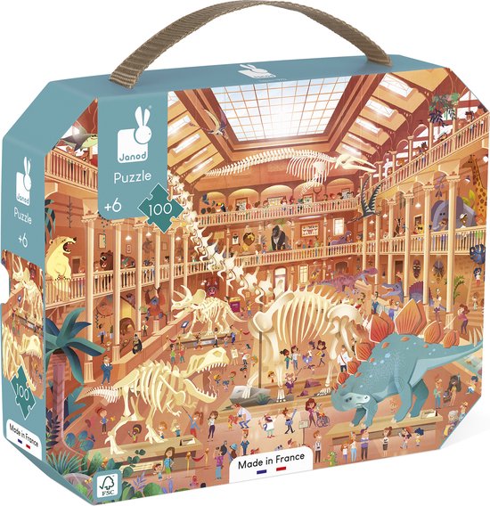 Set de 4 puzzles évolutifs en bois Dinosaure - Janod