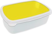 Lunch box Wit - Lunch box - Boîte à pain - Jaune - Citroen - Néon - Motifs - 18x12x6 cm - Adultes