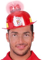 Fiestas Guirca - Rode Brandweerhelm met sirene