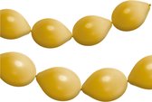 Folat - Knoopballonnen voor Ballonnenslinger Stardust Gold Metallic 33 cm - 8 stuks