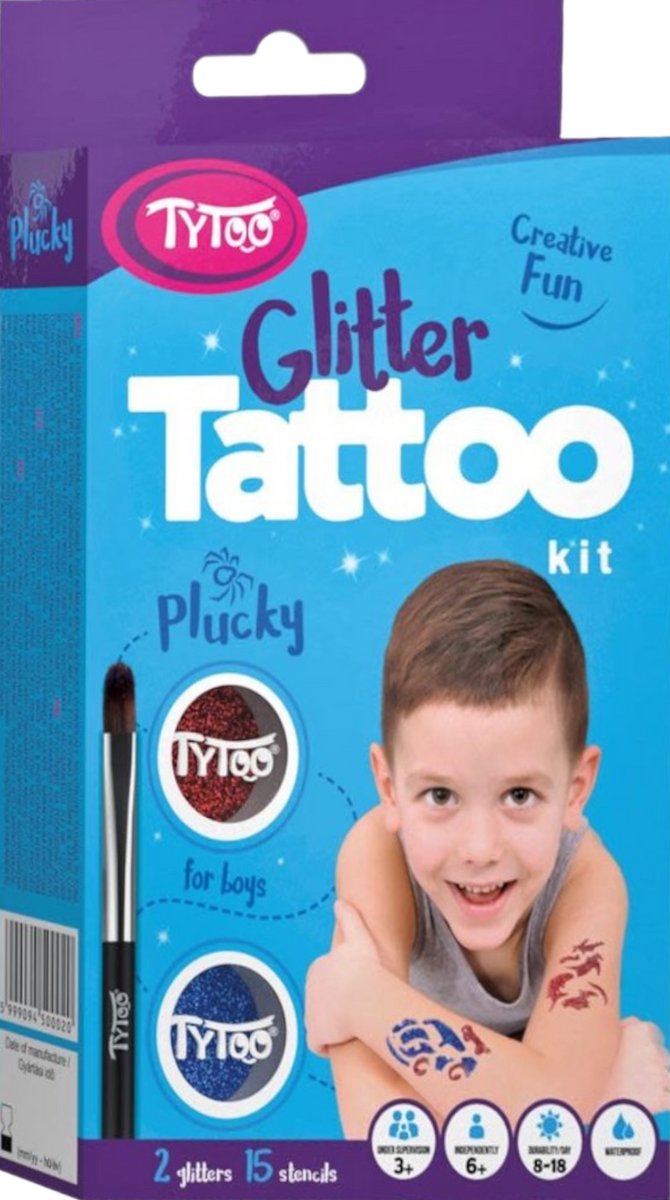 Schmink set - Glitter tattoo - Stoer