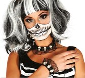 Fiestas Guirca - Ketting en armband met schedels - Halloween - Halloween accessoires - Halloween verkleden