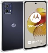 Geschikt voor Motorola Moto G73 Hoesje – Shock Proof Case – Cover Transparant