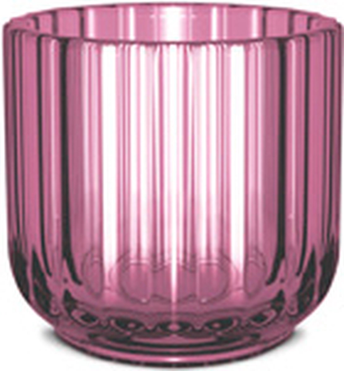 Lyngby Waxinelichthouder paars 6.5cm