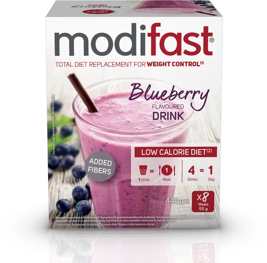 Foto: Modifast intensive drink blueberry 8x55g