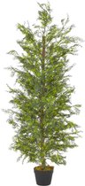 vidaXL-Kunstplant-met-pot-cipresboom-150-cm-groen
