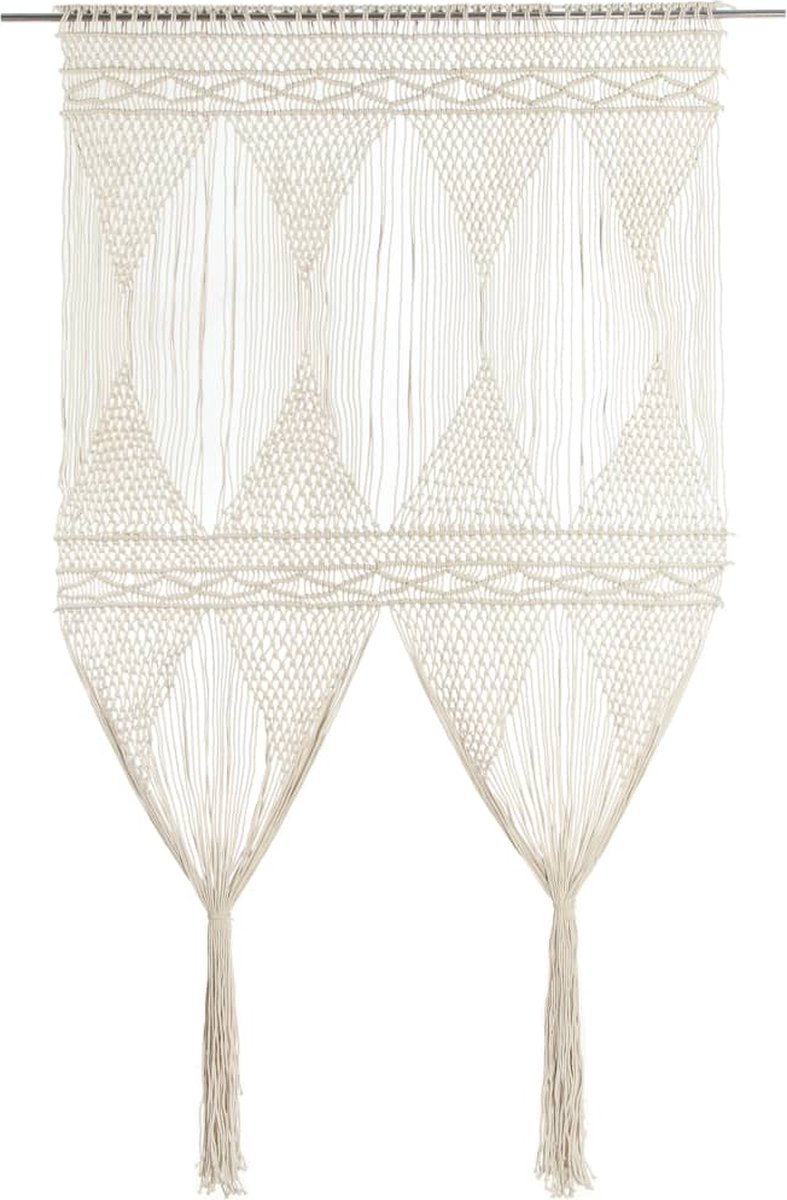 FIONERA Gordijn macramé 140x240 cm katoen | bol