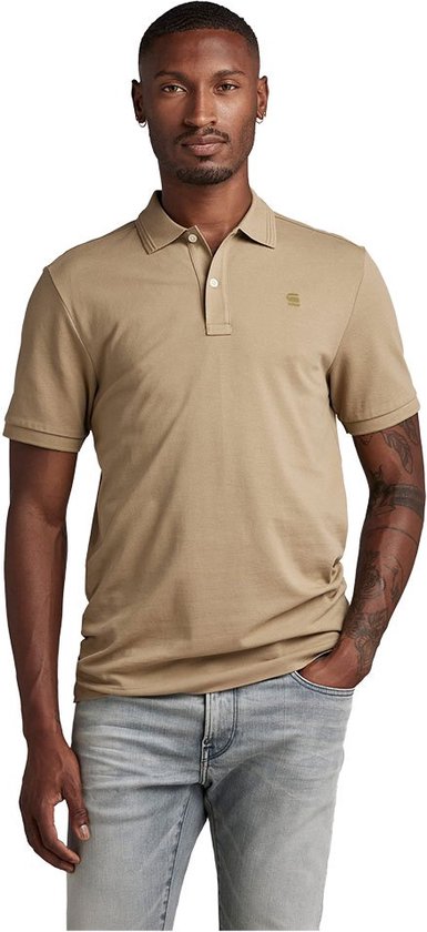 G-Star Raw Dunda Slim Polo S/s Polo's & T-shirts Heren - Polo shirt - Groen - Maat M