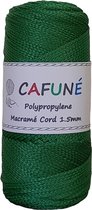 Cafuné Polypropyleen Macrame Koord- 1.5mm- Gras groen- PP3 - Haken - Macrame - Tas maken