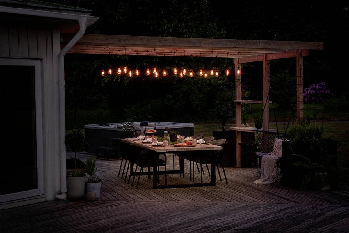 Konstsmide Feestverlichting 10L Edison startsnoer met dimmer