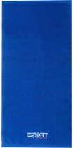 Sporthanddoek Navy Blue 75x35cm - 100% Katoen - Sport Towel Blauw