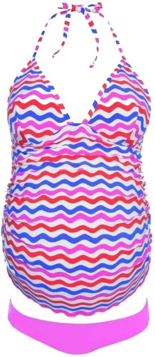 BADPAK/TANKINI 9608 PRINT FUCSIA Size : C36