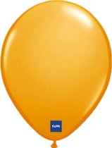Folat - Folatex ballonnen oranje 30 cm 100 stuks - EK voetbal 2024 - EK voetbal versiering - Europees kampioenschap voetbal