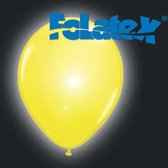 Folat - LED ballonnen Geel 30 cm 5 stuks