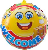 Folat - Folieballon Welcome Home Emoticon 43 cm